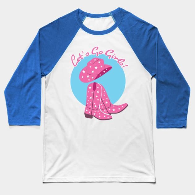 Let's Go Girls! Country Music Baseball T-Shirt by SNAustralia